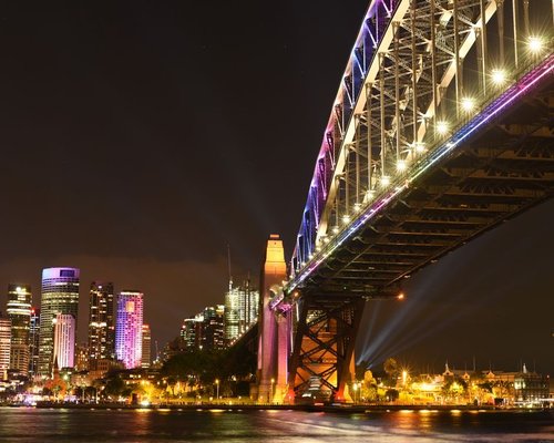 Sydney Harbour Bridge at night